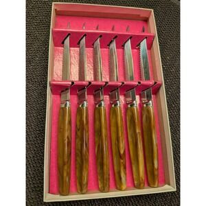 Regent Sheffield Stainless English Steel 6-Piece Steak Knife Set